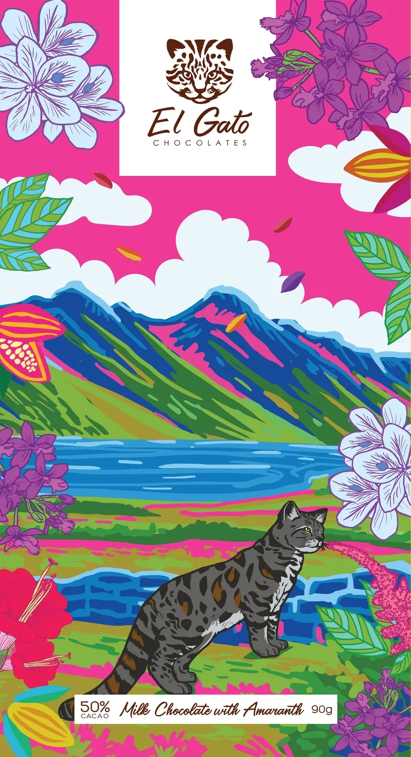 Milk chocolate with Amaranth 50% - 90g