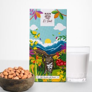 Milk Chocolate with Peanuts - 90g - 50% cacao